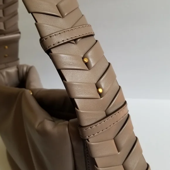 Stella McCartney Puff Shoulder Bag Moss Tan - Picture 9 of 16